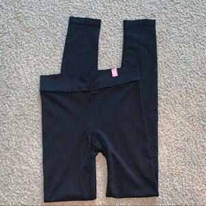 PINK Victoria’s Secret black tights leggings, XS/S